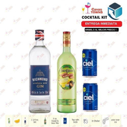Cocktail Kit Collins Receta Recipe - Cavas Towns