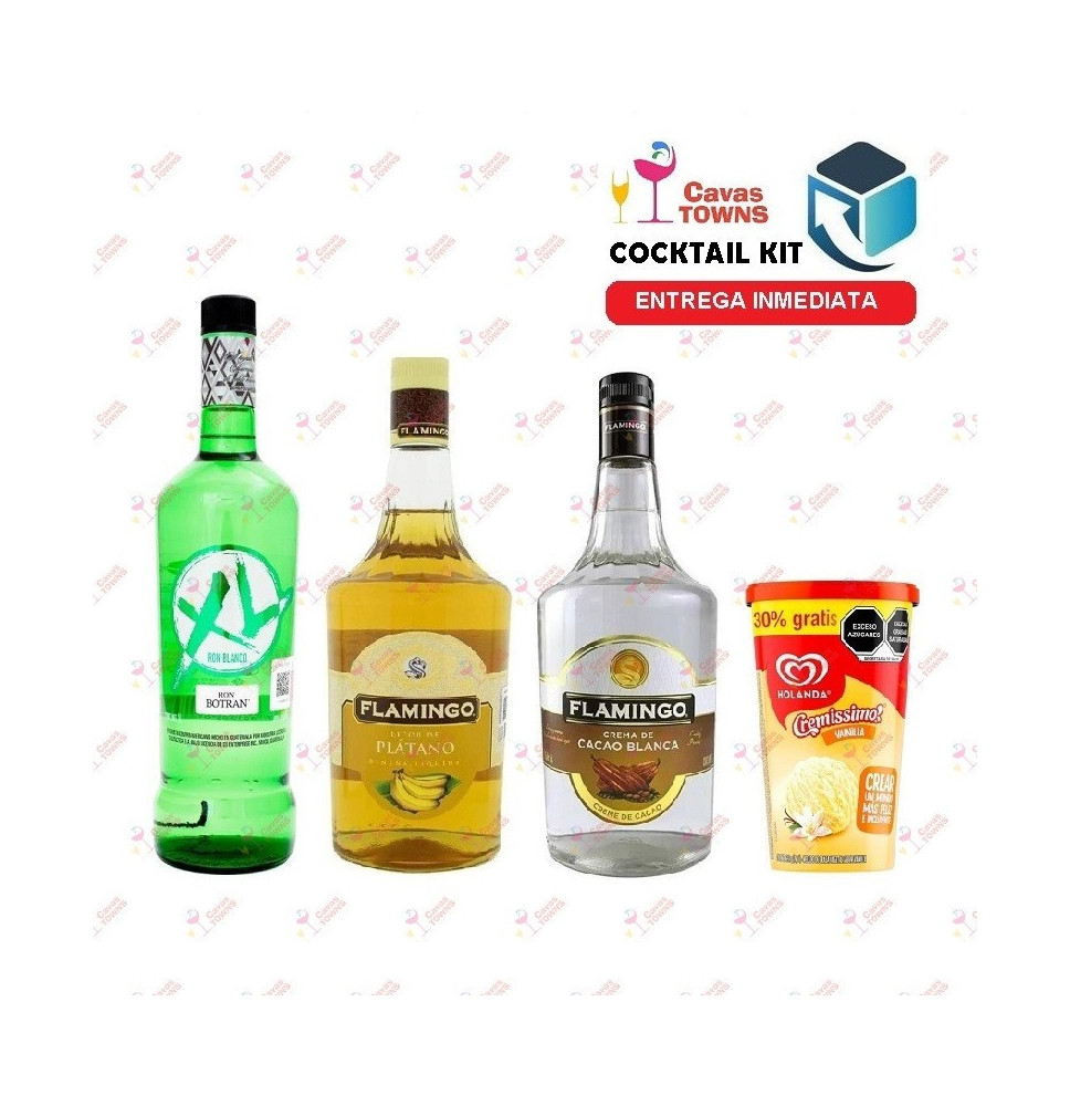 Ron Botran Cocktail Kit Banana Boat Receta Recipe - Cavas Towns