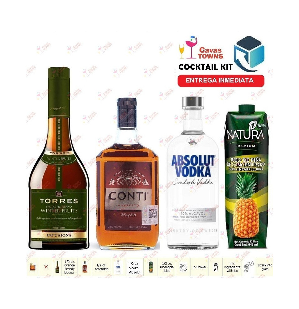 Vodka Absolut Cocktail Kit Sunset Strip - 2 Receta Recipe - Cavas Towns Vodka Absolut Cocktail Kit Sunset Strip - 2 Receta Recipe - Cavas Towns
