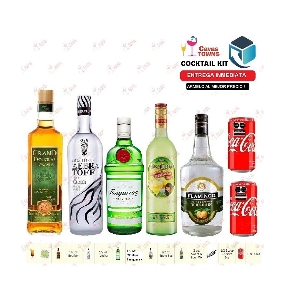 Ginebra Tanqueray Cocktail Kit Friday's Frozen Tea Receta Recipe - Cavas Towns