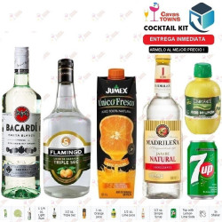 Ron Bacardi Cocktail Kit Citrus Rum Coder Receta Recipe - Cavas Towns
