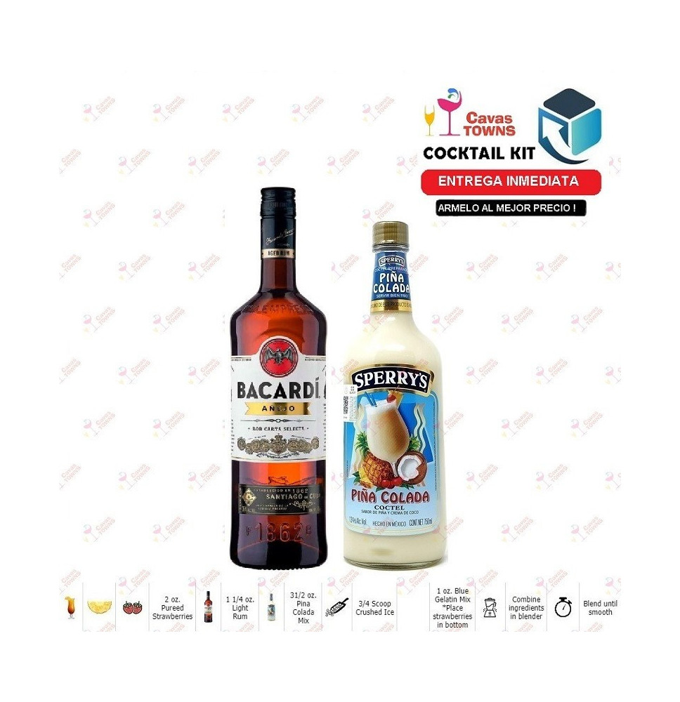 Ron Bacardi Cocktail Kit Frozen Glory Receta Recipe - Cavas Towns Ron Bacardi Cocktail Kit Frozen Glory Receta Recipe - Cavas Towns