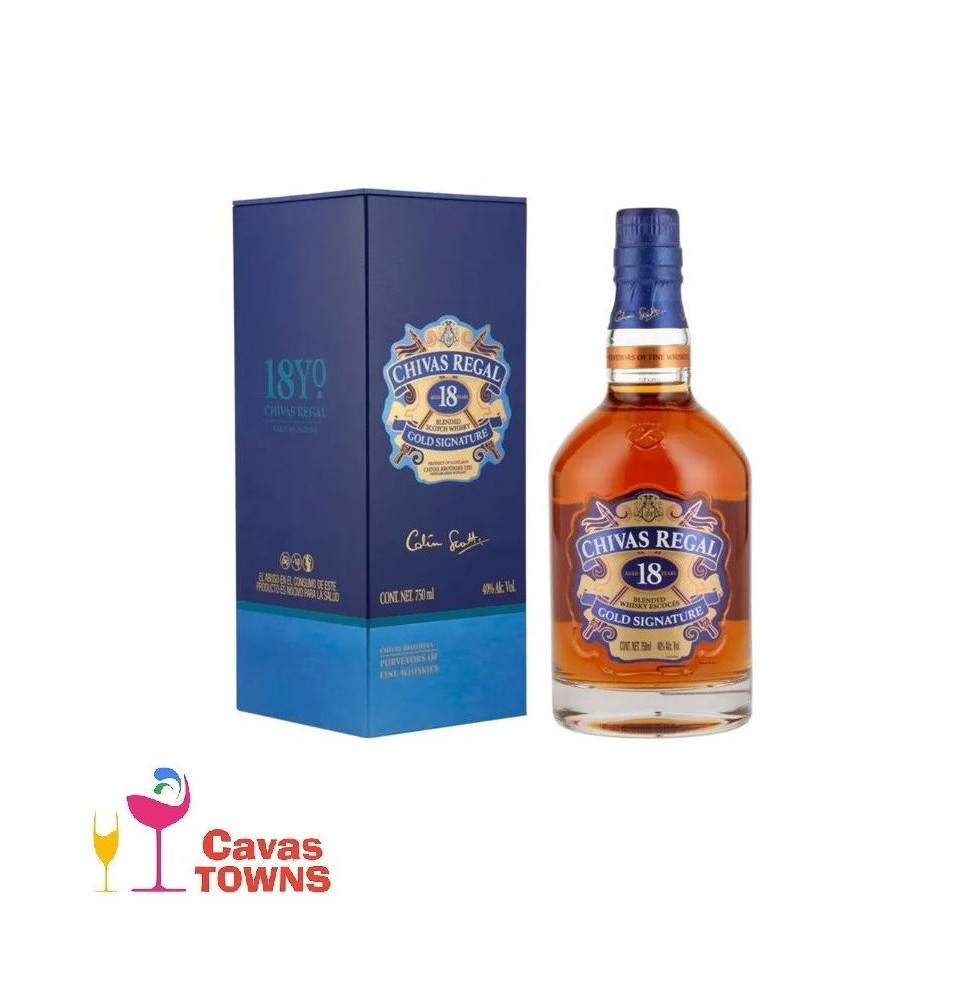 Whisky Chivas Regal 18 Años 750 Ml - Cavas Towns