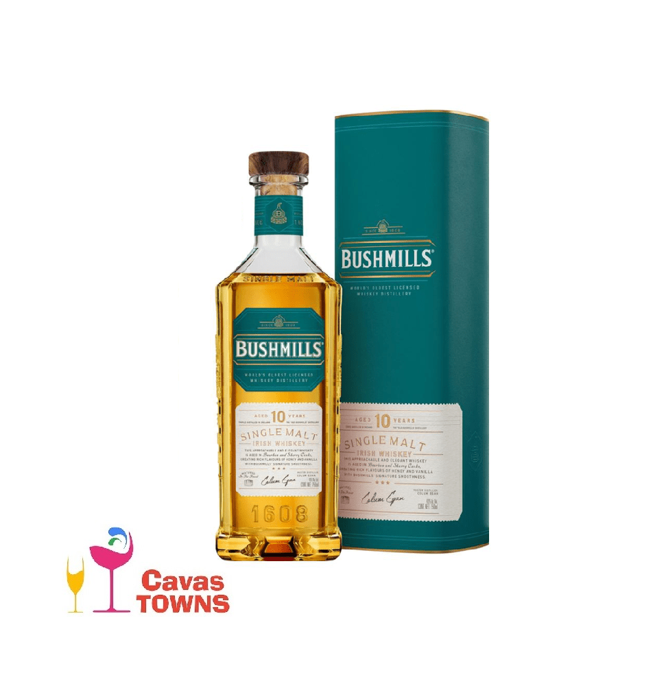 Whiskey Bushmills 10 Años 750 ml - Cavas Towns
