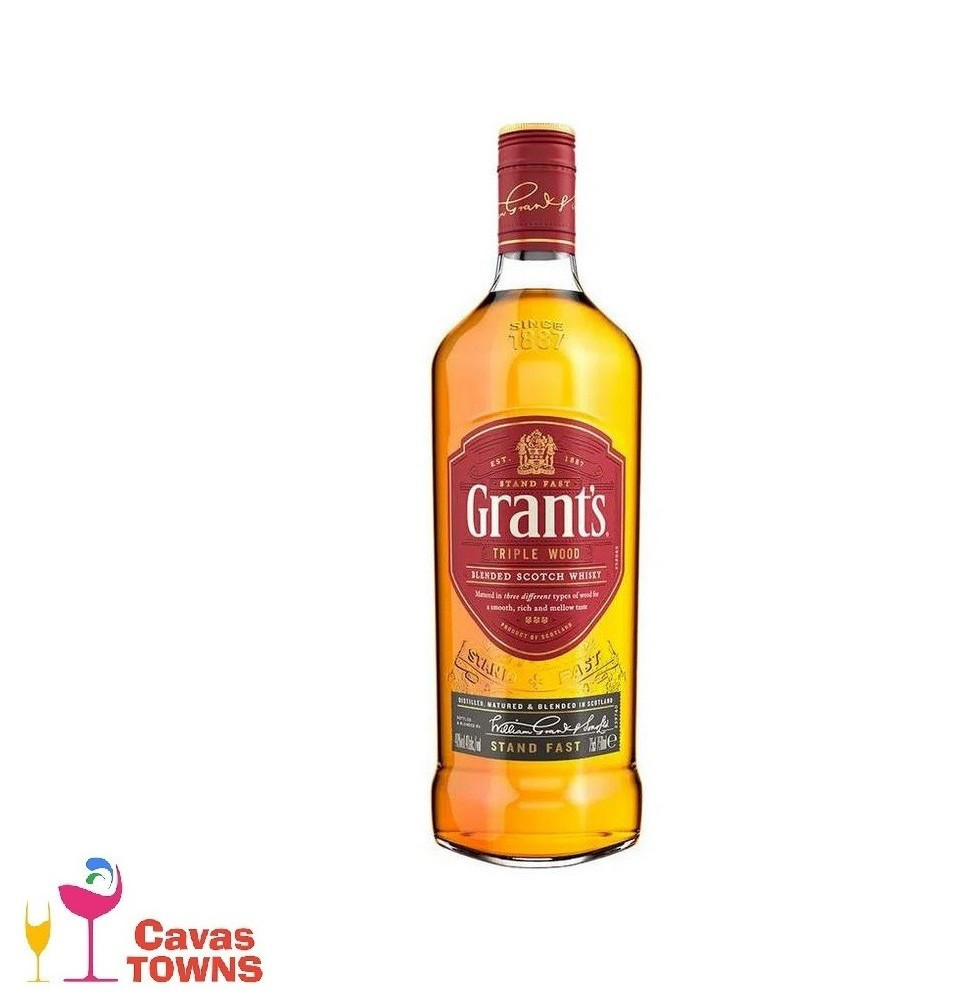 Whisky Grants Triple Wood 750 ml - Cavas Towns Whisky Grants Triple Wood 750 ml - Cavas Towns