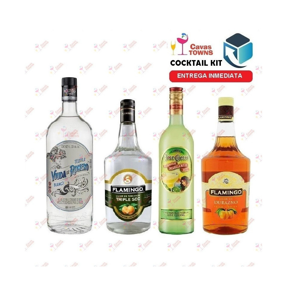 Tequila Viuda de Romero Cocktail Kit Downhome Punch - Cavas Towns