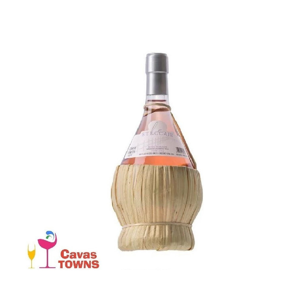 Vino Rosado Chianti Steccaie Docg Fiasco Sangiovese 750 ml - Cavas Towns