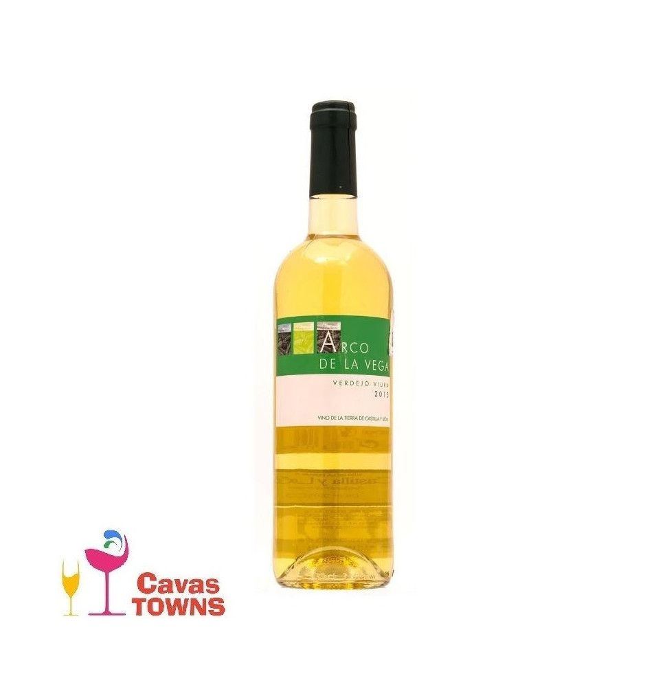 Vino Blanco Arco de la Vega Verdejo Viura 750 ml - Cavas Towns