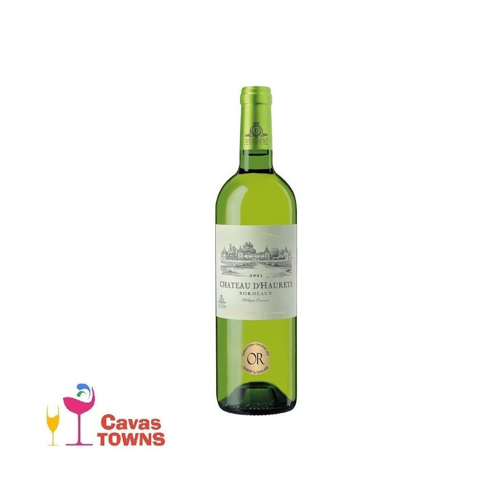 Vino Blanco Frances Chateau Haurets Sauvignon Blanc/Muscadelle 750 ml - Cavas Towns