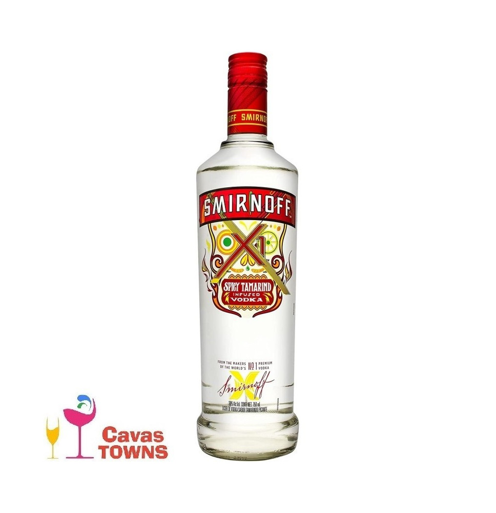 Vodka Smirnoff X1 Tamarindo 750 ml - Cavas Towns