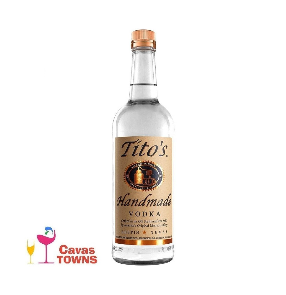 Vodka Titos Handmade - 750 ml - Cavas Towns Vodka Titos Handmade - 750 ml - Cavas Towns