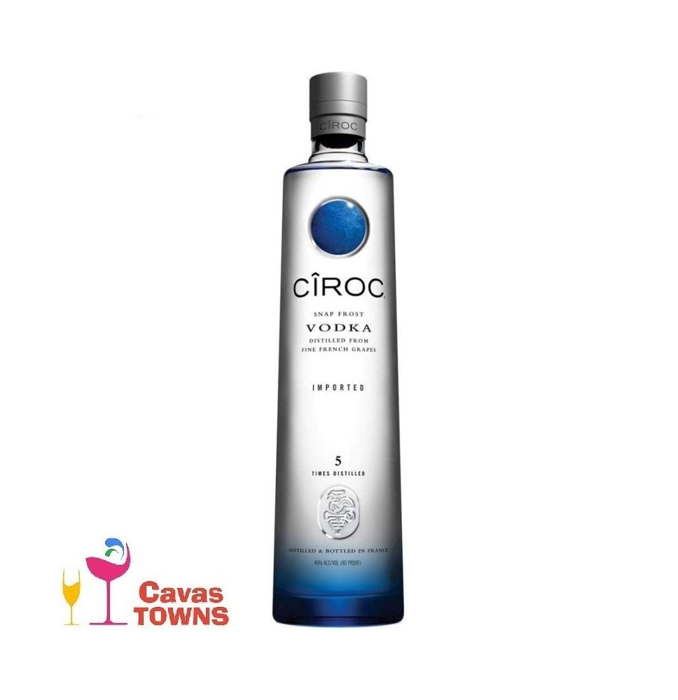 Vodka Ciroc 5-750 ml - Cavas Towns