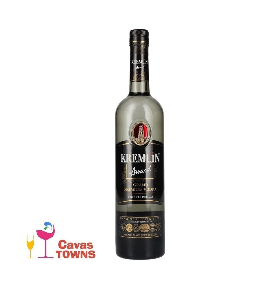 Vodka Kremlin Award Grand Premium 700 ml - Cavas Towns Vodka Kremlin Award Grand Premium 700 ml - Cavas Towns