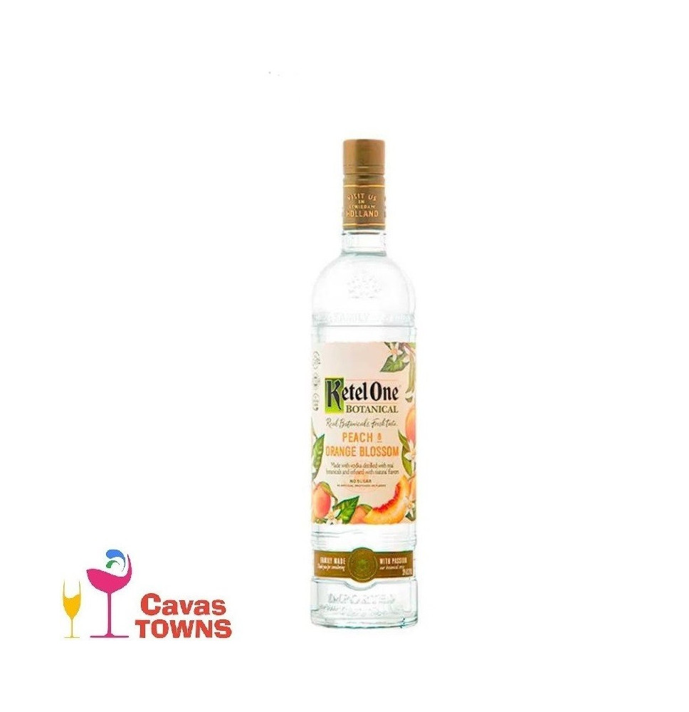 Vodka Ketel One Botanical Peach & Orange Blossom 750 ml - Cavas Towns