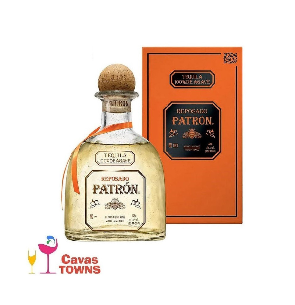 Tequila Patrón Reposado 750 ml - Cavas Towns