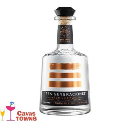 Tequila Tres Generaciones Añejo Cristalino 750 ml - Cavas Towns Tequila Tres Generaciones Añejo Cristalino 750 ml - Cavas Towns