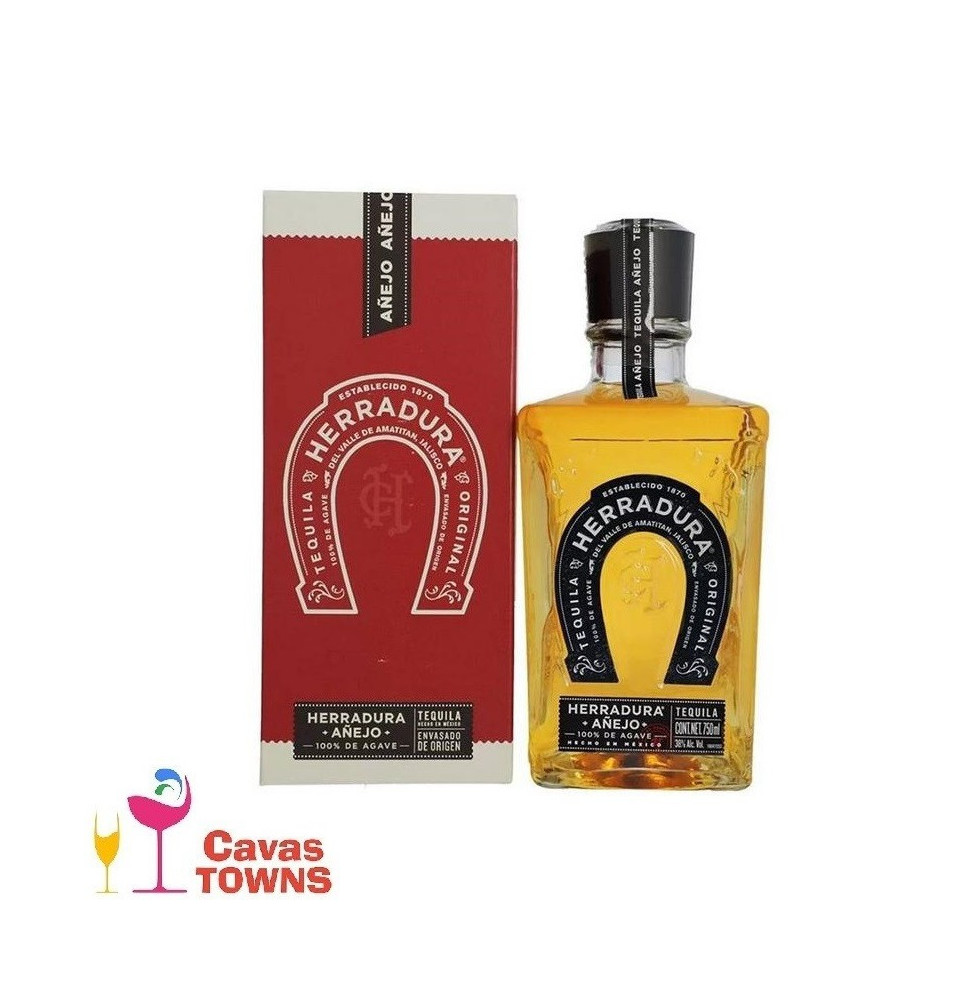 Tequila Herradura Añejo 750 ml - Cavas Towns Tequila Herradura Añejo 750 ml - Cavas Towns
