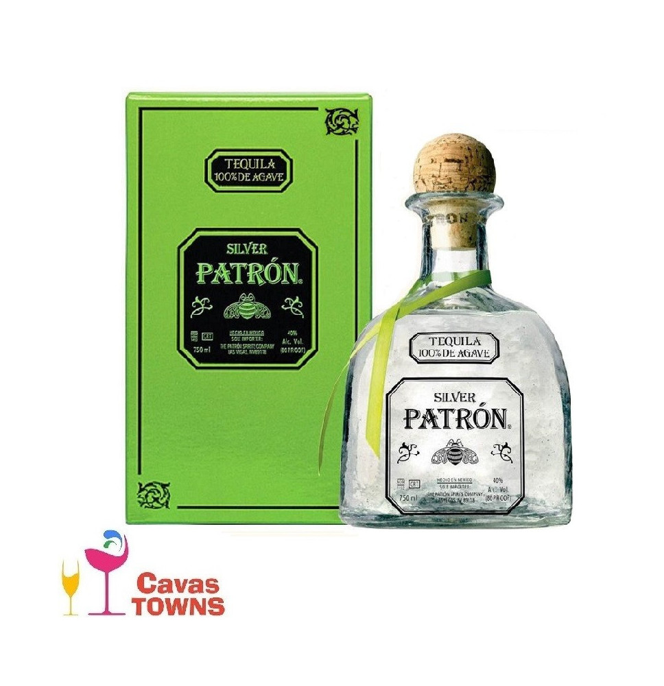 Tequila Blanco Patrón - 750 ml - Cavas Towns
