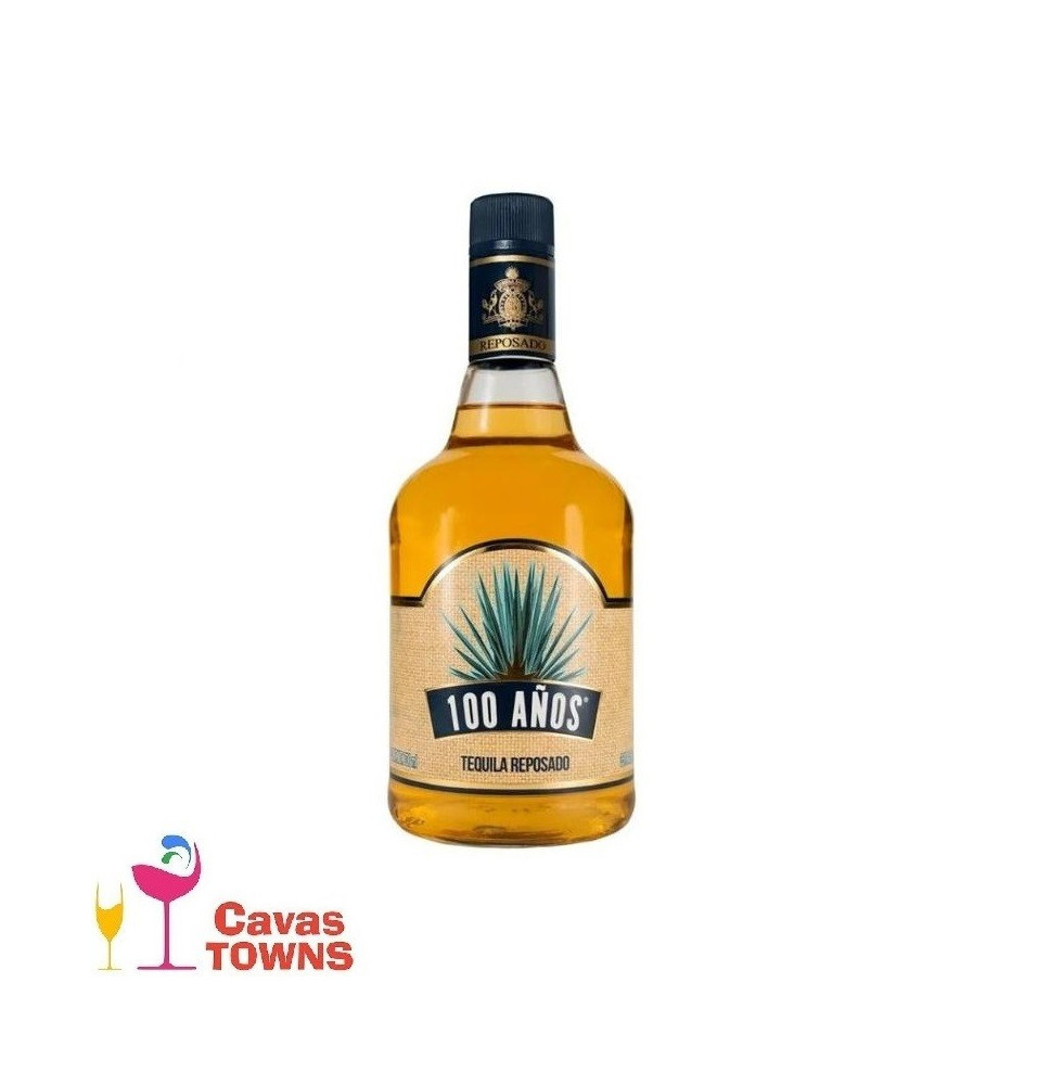 Tequila 100 años Reposado 700 ml - Cavas Towns