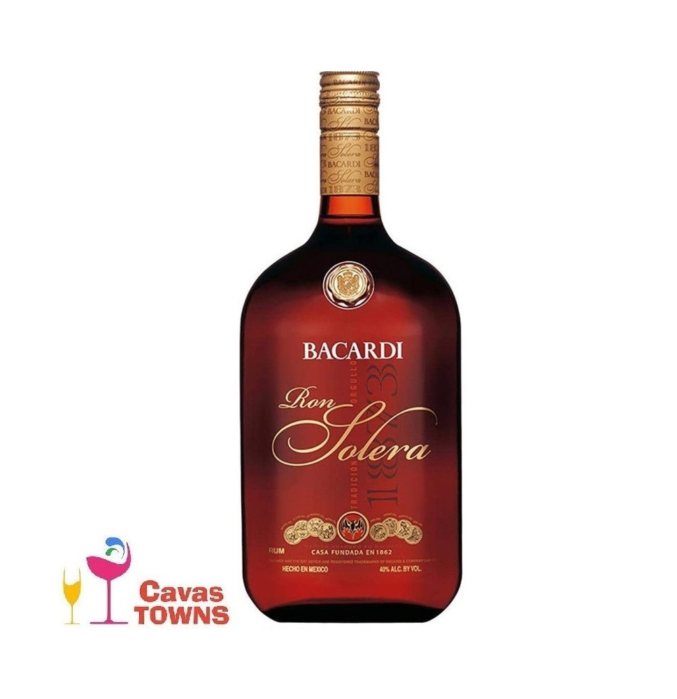 Ron Bacardi Solera 750 ml - Cavas Towns