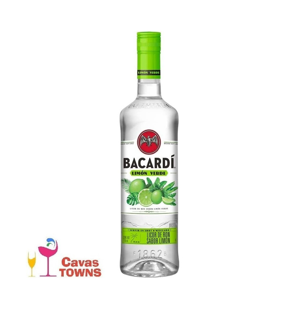 Ron Bacardi Limon Verde 750 Ml - Cavas Towns