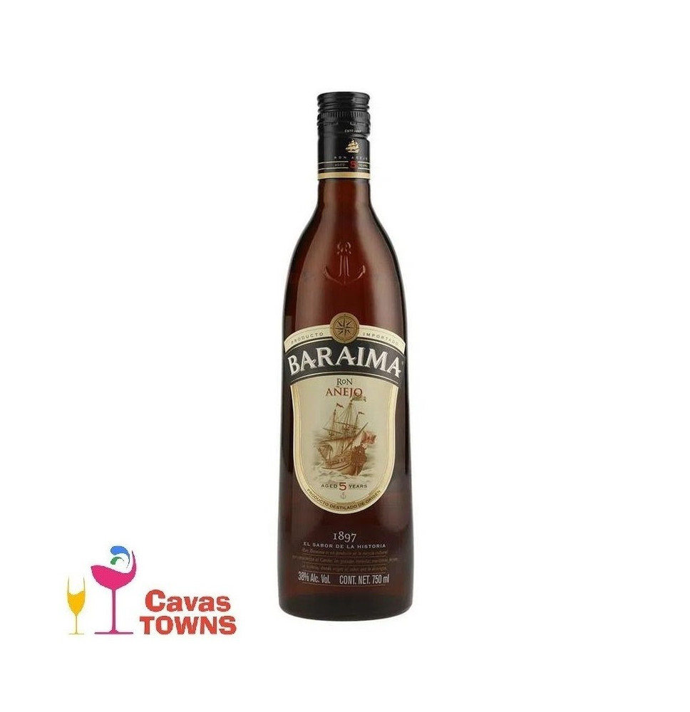Ron Baraima Añejo 5 Años 750 ml - Cavas Towns