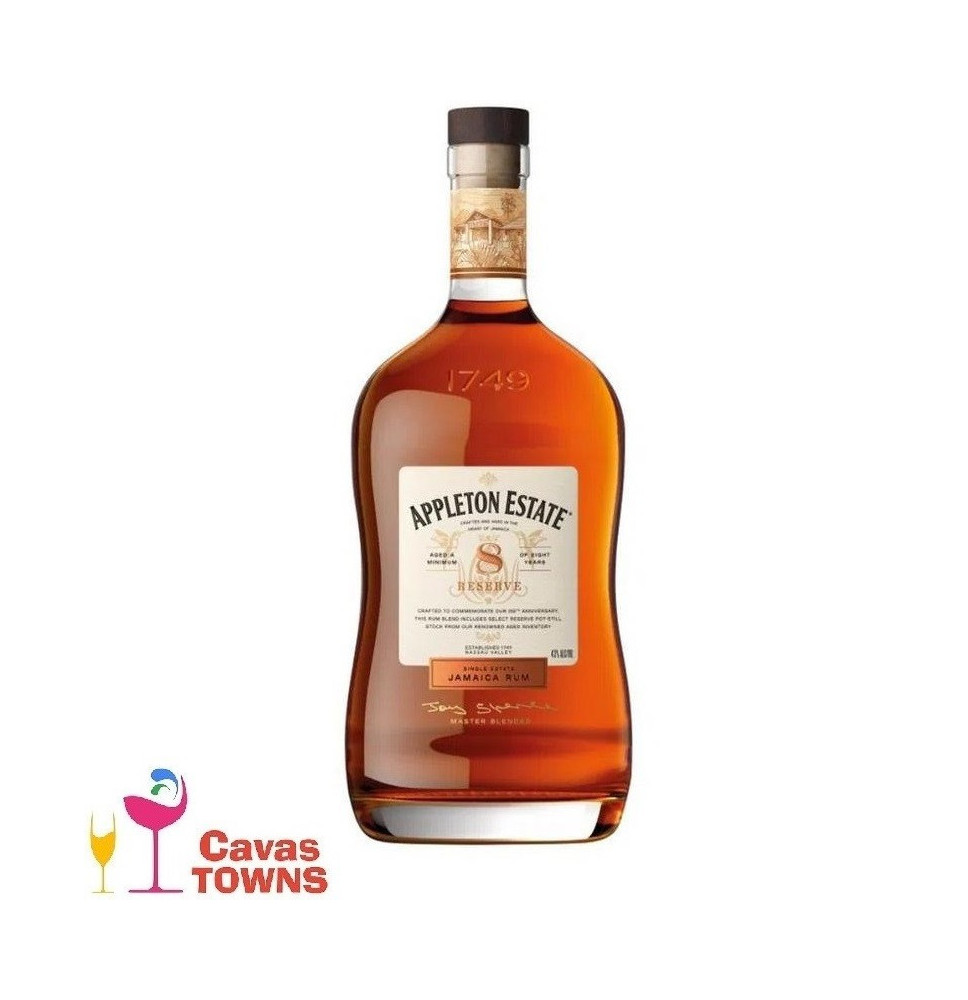 Ron Appleton Estate 8 años Reserva 750 ml - Cavas Towns
