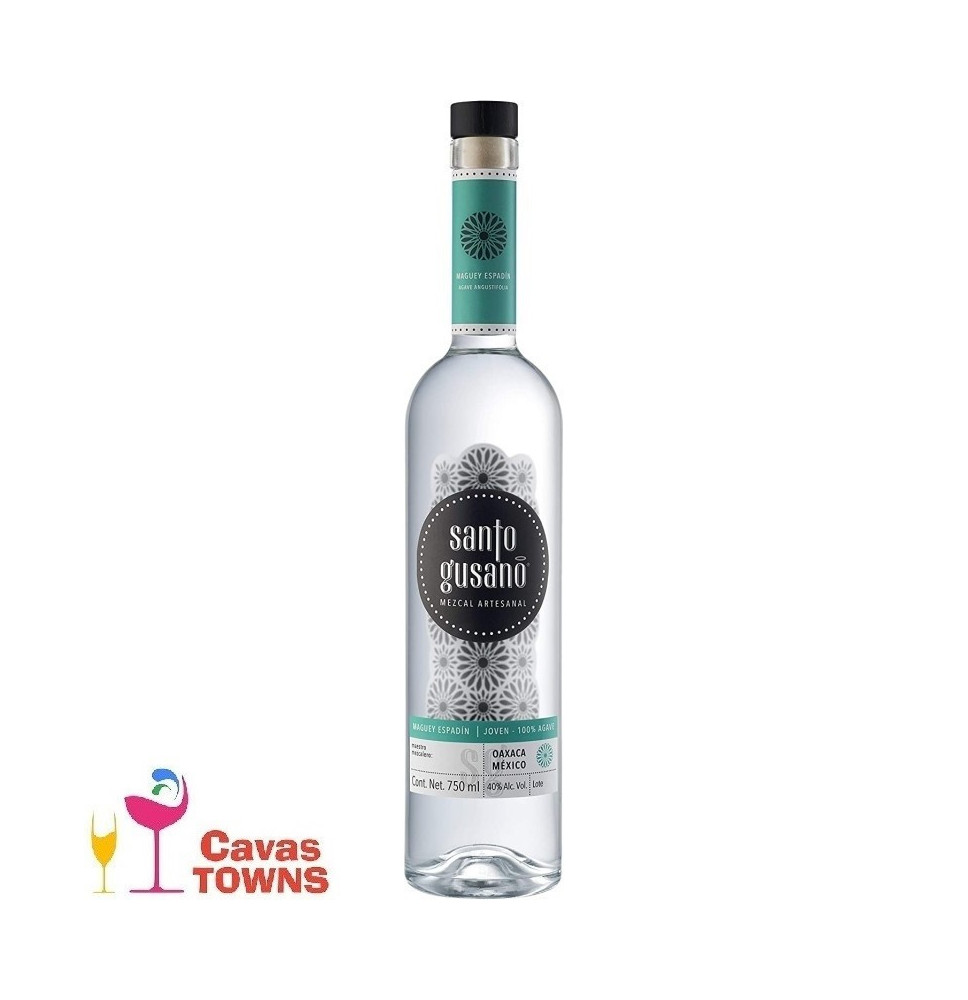 Santo Gusano Mezcal Artesanal Espadín Joven 750 ml / 40º