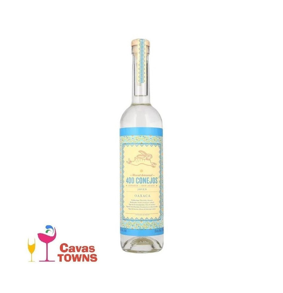 Mezcal 400 Conejos Espadin Joven 750 ml - Cavas Towns