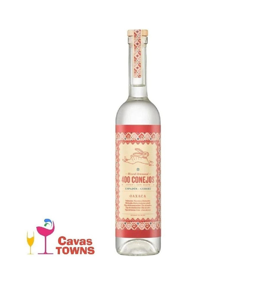 Mezcal 400 Conejos Espadin Cuishe 750 ml - Cavas Towns