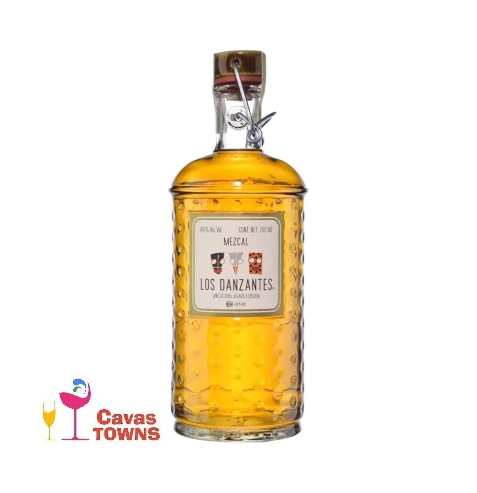 Mezcal Los Danzantes Espadin Añejo 750 ml - Cavas Towns