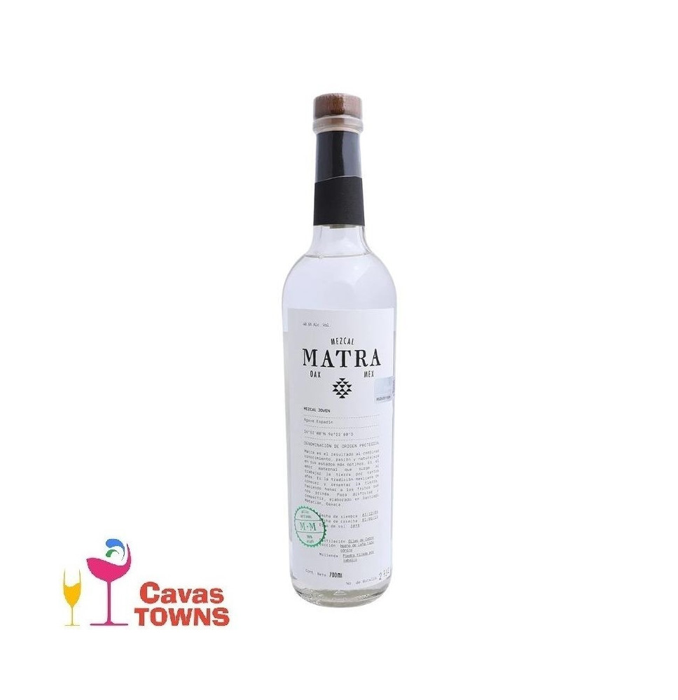 Mezcal Matra joven agave espadín 700 ml - Cavas Towns