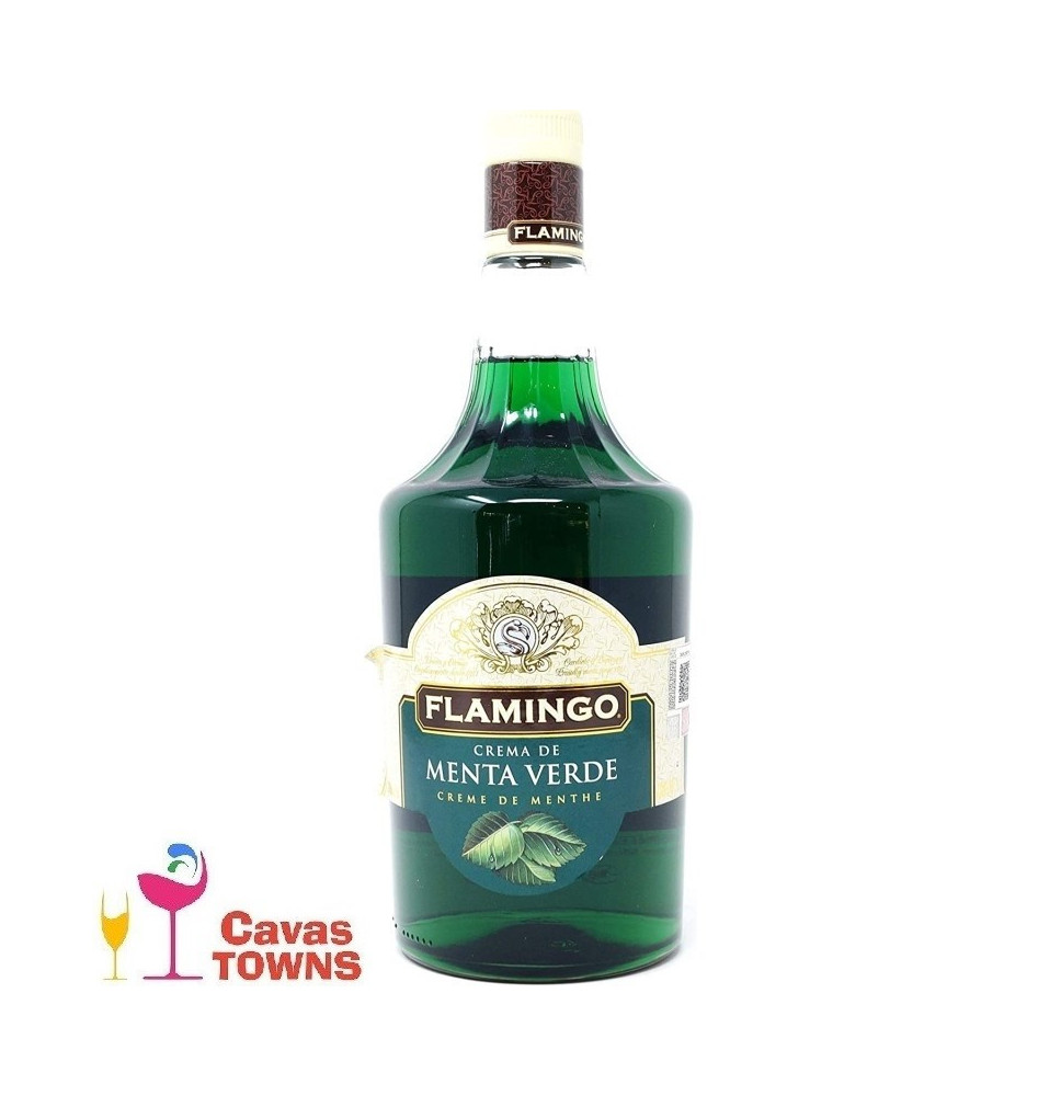 Licor De Menta Verde Flamingo 1 L - Cavas Towns
