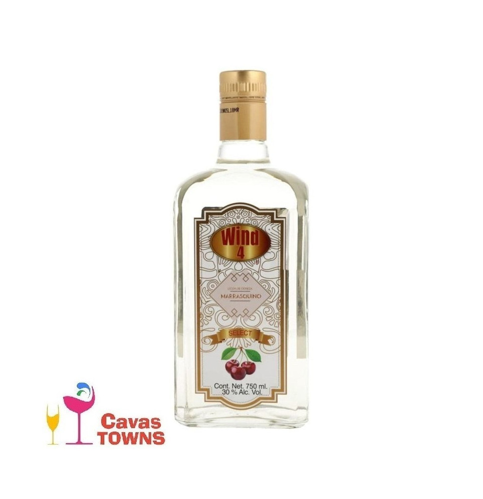 Licor de Cereza Marrasquino Wind 4 750 ml - Cavas Towns