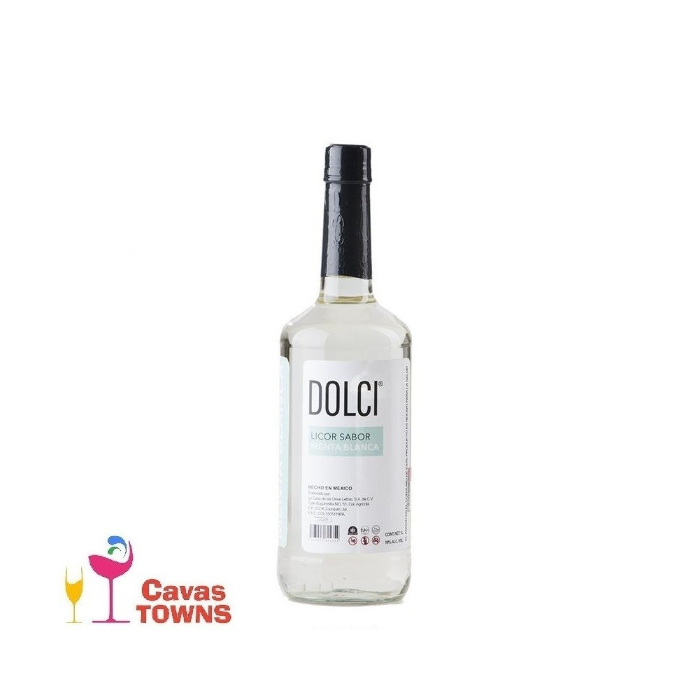 Licor Dolci De Menta Blanca 1 L - Cavas Towns
