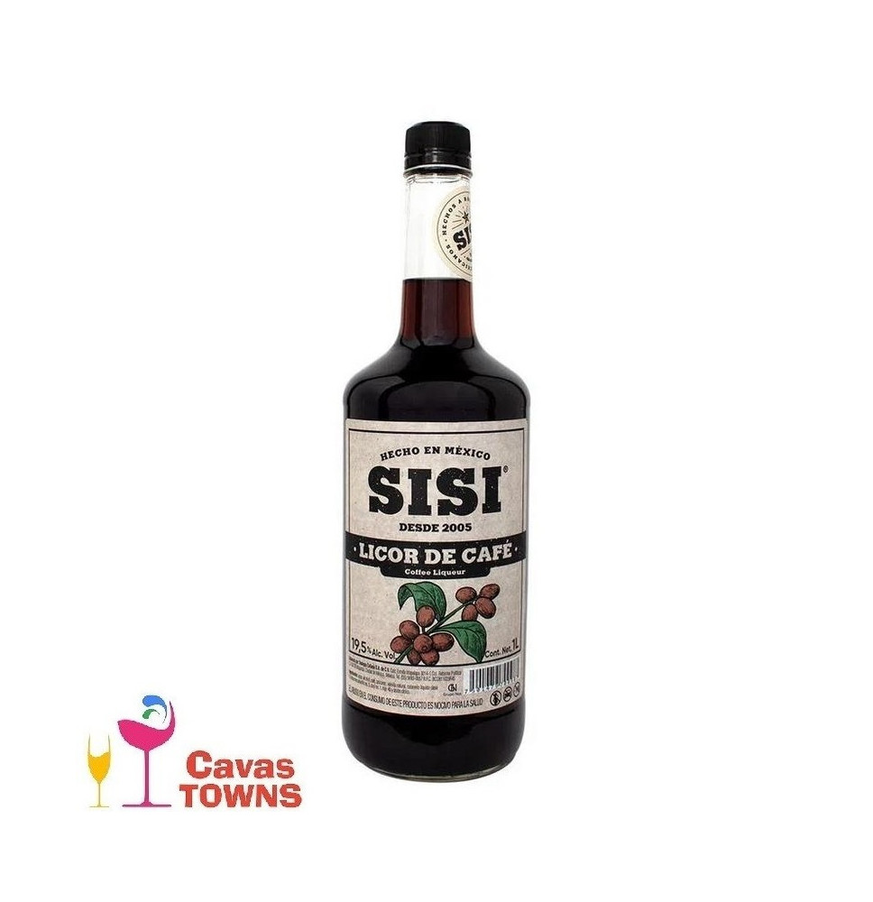Licor Sisi de Cafe 1000 ml - Cavas Towns