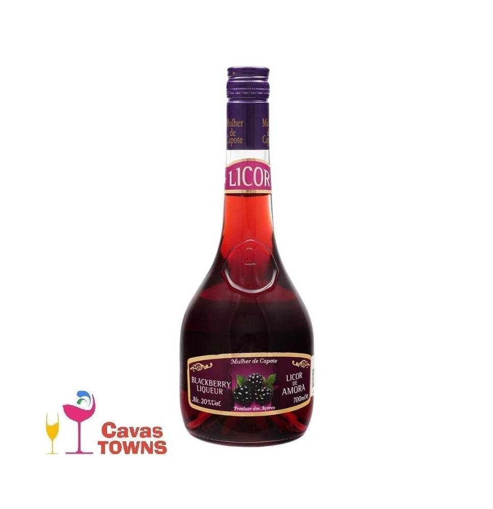 Licor Mulher De Capote De Zarzamora 700 ml - Cavas Towns