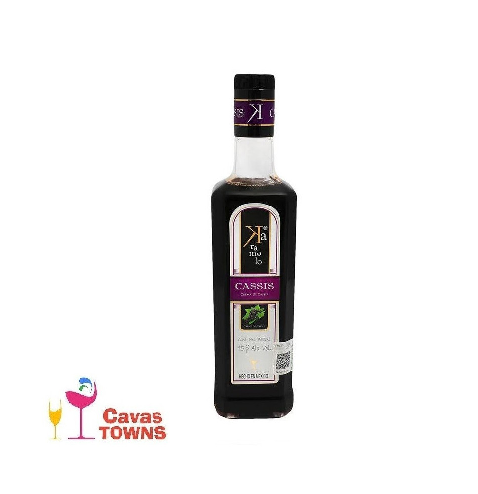 Licor Karamelo De Cassis 750 ml - Cavas Towns