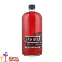 Licor Teruel De Fresa 1000 ml - Cavas Towns