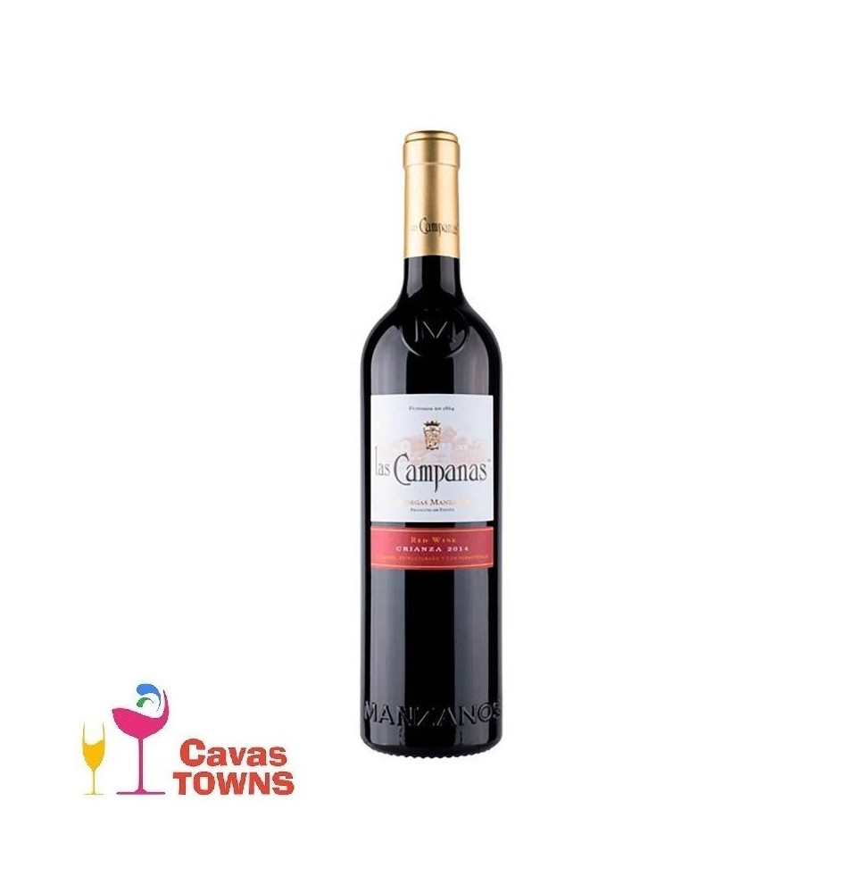 Vino Tinto Las Campanas Crianza Garnacha 750 ml - Cavas Towns