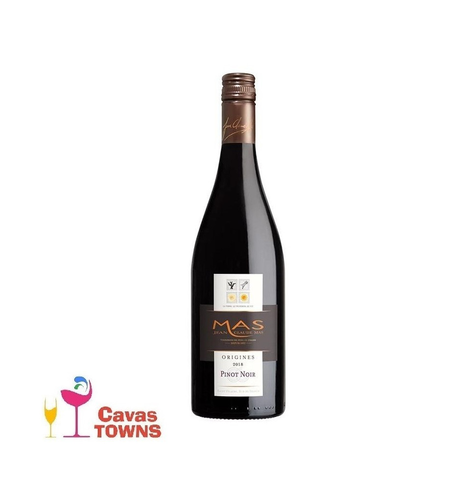 Vino Tinto Jean Claude Mas Origines Pinot Noir 750 ml - Cavas Towns