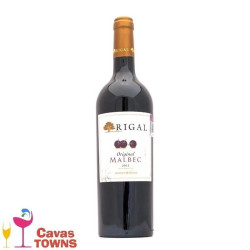 Vino Tinto Rigal Malbec 2015 750 ml - Cavas Towns