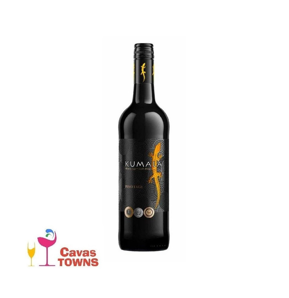 Vino Tinto Kumala Pinotage de 750ml - Cavas Towns