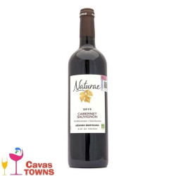 Vino Tinto Naturae Cabernet Sauvignon 750 ml - Cavas Towns