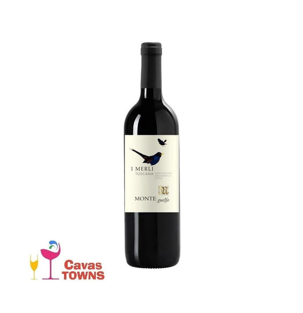 Vino Tinto Monteguelfo Merlot 750 ml - Cavas Towns