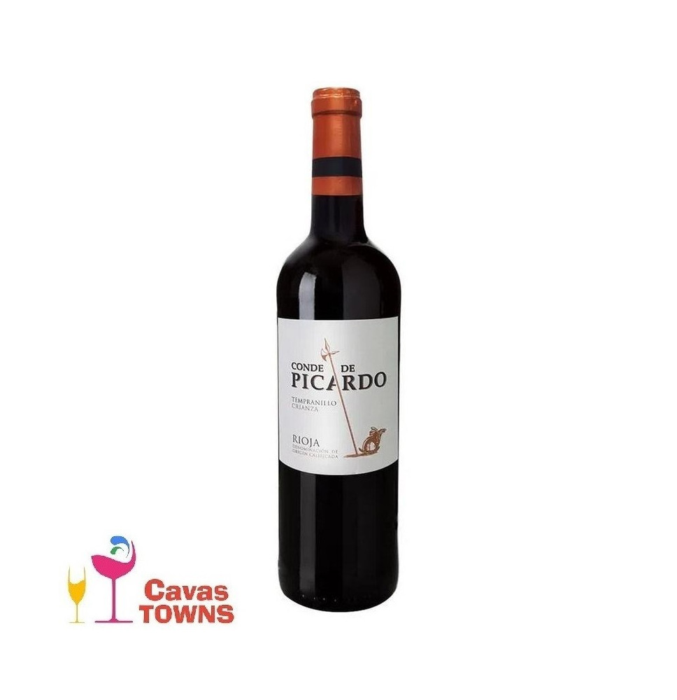 Vino Tinto Conde de Picardo Crianza 750 ml - Cavas Towns