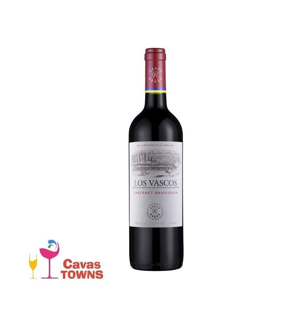 Vino Tinto Los Vascos Cabernet Sauvignon 750 ml - Cavas Towns