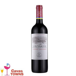 Vino Tinto Los Vascos Cabernet Sauvignon 750 ml - Cavas Towns