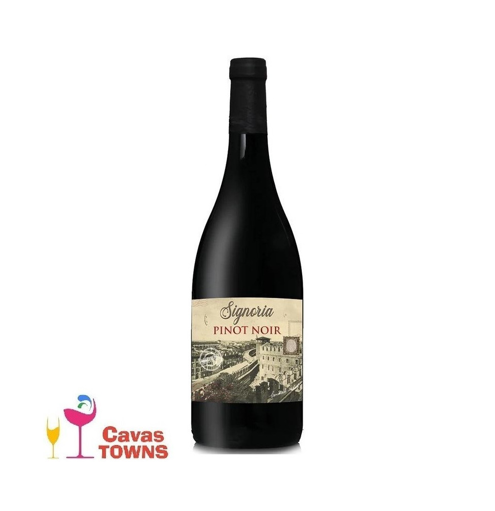 Vino Tinto Signoria Pinot Noir Italia 750 ml - Cavas Towns