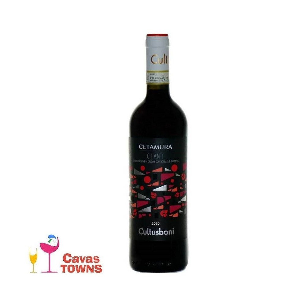 Vino Tinto Italiano Chianti Cetamura Sangiovese 750 ml - Cavas Towns